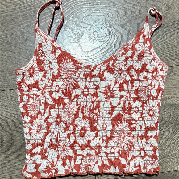 American Eagle Outfitters Other - American Eagle Outfitters Red and White Floral Camisole
